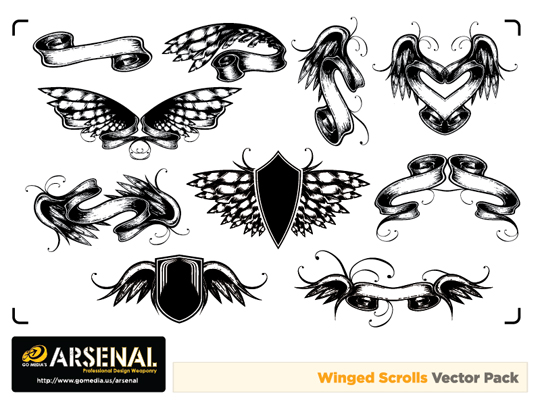 Winged Scrolls