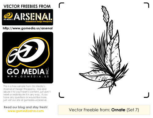 Free Ornate Vectors from Go Media
