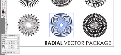 Select which radial vector you want to use
