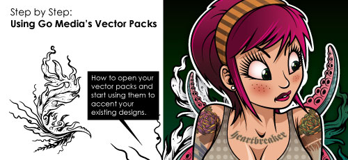 Step by Step - using Go Media's Vector Packs