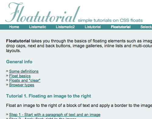 Floatutorial
