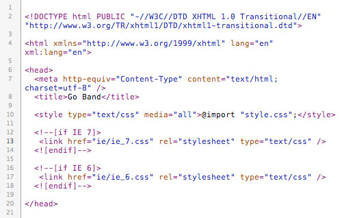 Head HTML