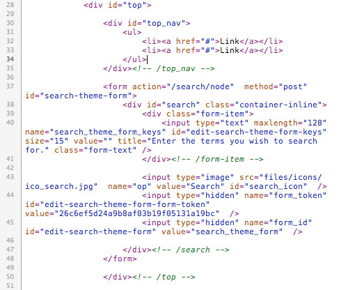 Top HTML