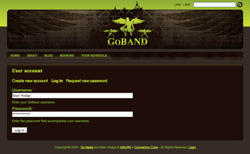 Login One Column