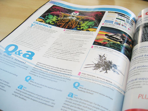 Go Media feature in Advanced Photoshop Magazine Go Media feature in Advanced Photoshop Magazine