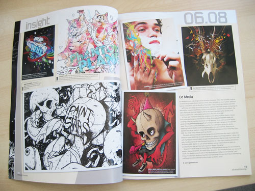 Go Media feature in Advanced Photoshop Magazine Go Media feature in Advanced Photoshop Magazine