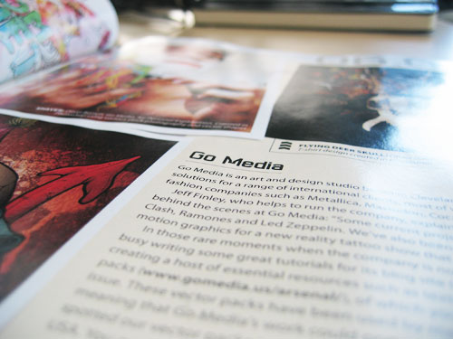 Go Media feature in Advanced Photoshop Magazine Go Media feature in Advanced Photoshop Magazine