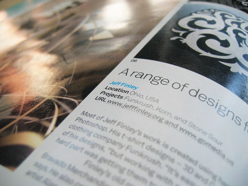 Jeff Finley Typography featured in Computer Arts Projects