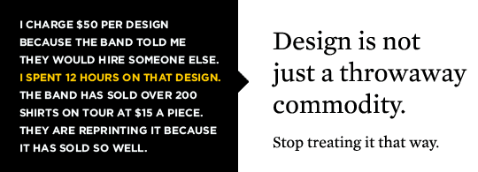 Design is not just a throwaway commodity
