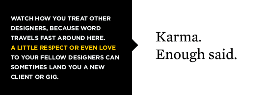 Karma.  Enough said.