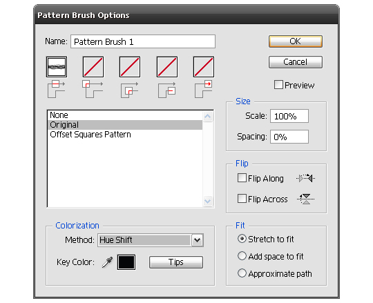 how to make a vector pattern brush 6d