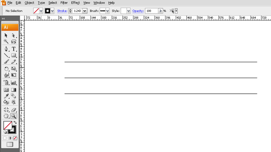 adobe illustrator step 1