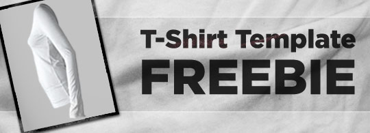 T-shirt Template Freebie