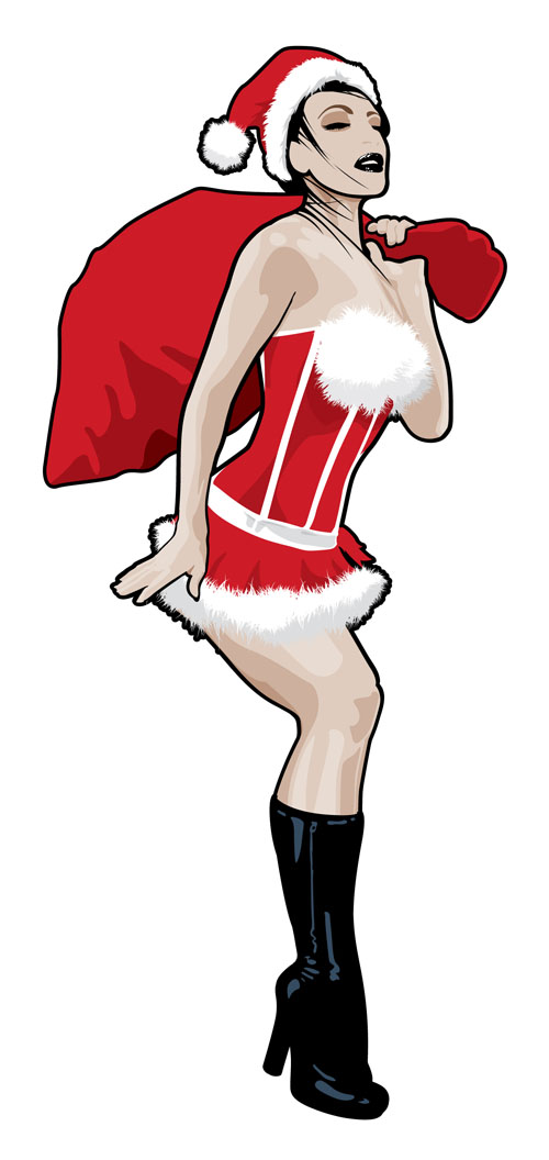 sexy Vector Ms. Claus