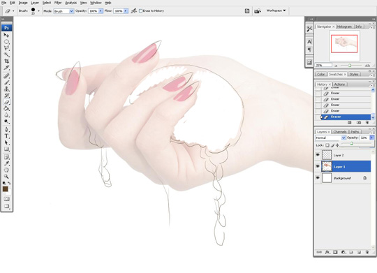 how to draw a hand 2