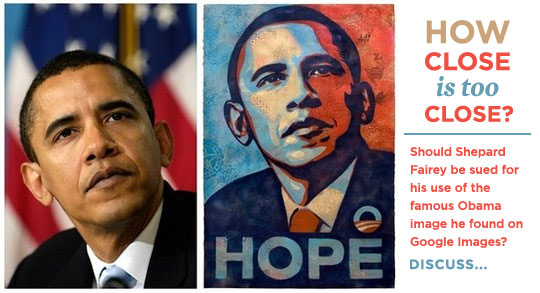 Obama HOPE poster by Shepard Fairey