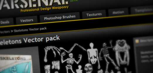 vector freebie vector pack skeletons