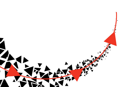 movement with the obvious path drawn