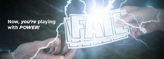 Behold its Greatness: The NEW Fail Sticker has Arrived