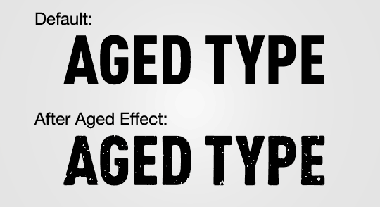 Aged-Type Aged-Type