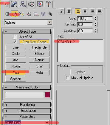 Create Text