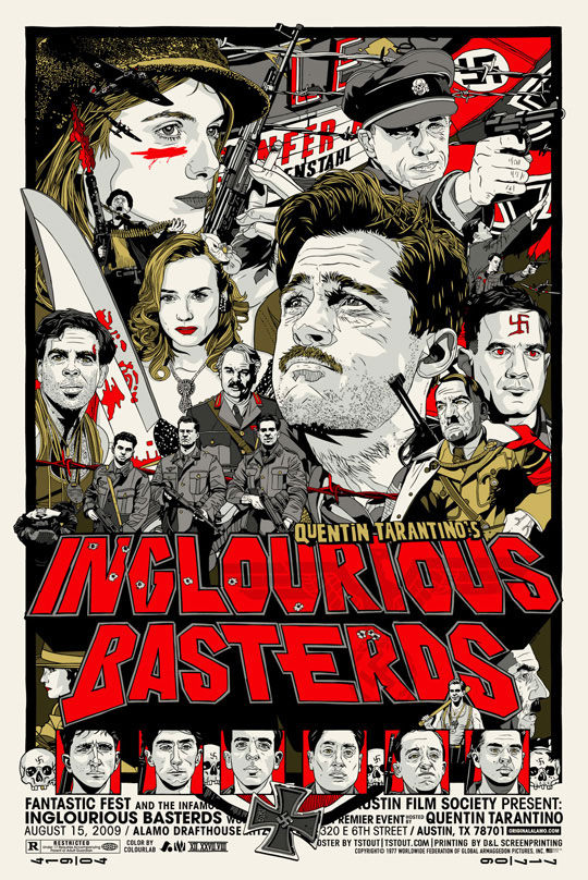 Inglorious Basterds Poster by Tyler Stout