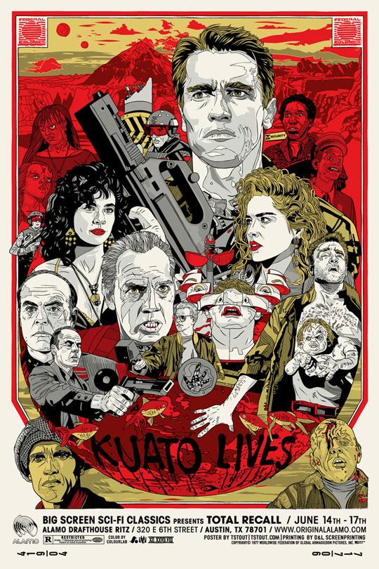 Total Recall poster by Tyler Stout