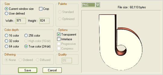 Important Xara 3d into Photoshop