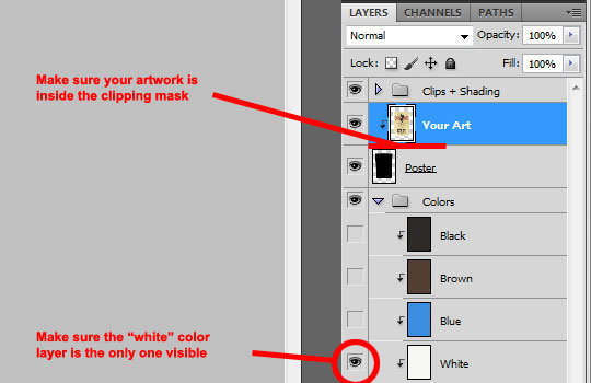 mockup layers