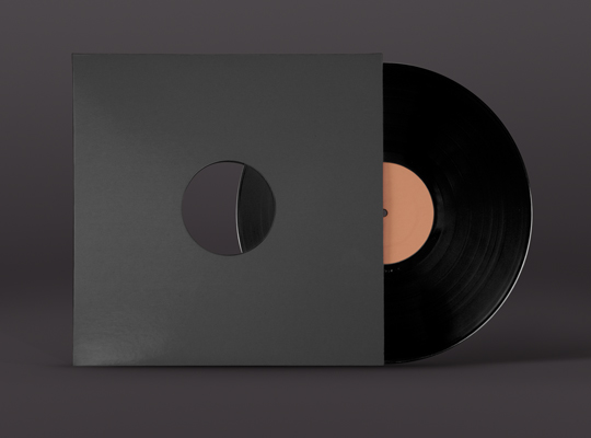 vinyl record mockup template
