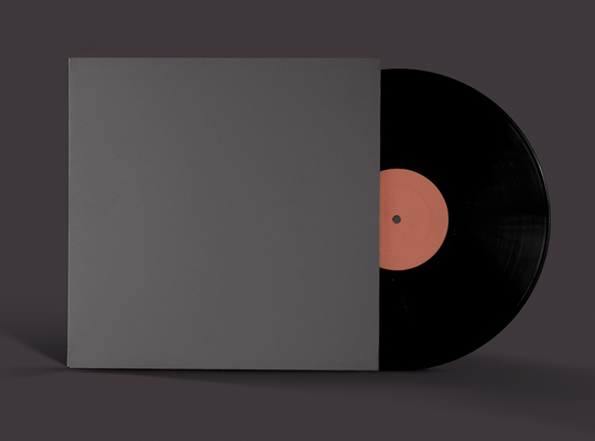 vinyl record mockup template