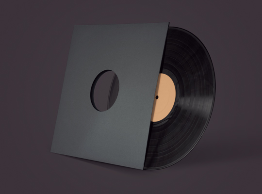 vinyl record mockup template