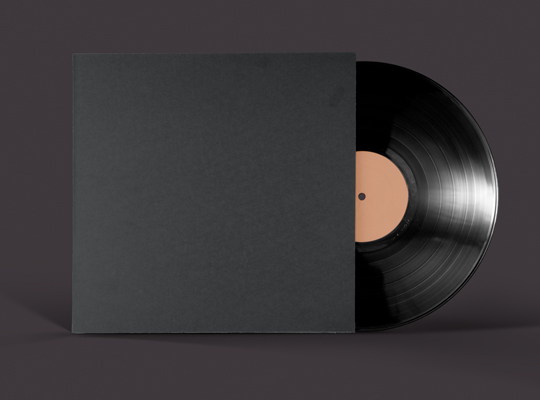 vinyl record mockup template