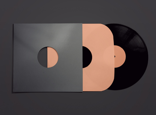 vinyl record mockup template