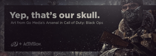 Call of Duty: Black Ops features Go Media Vector Art