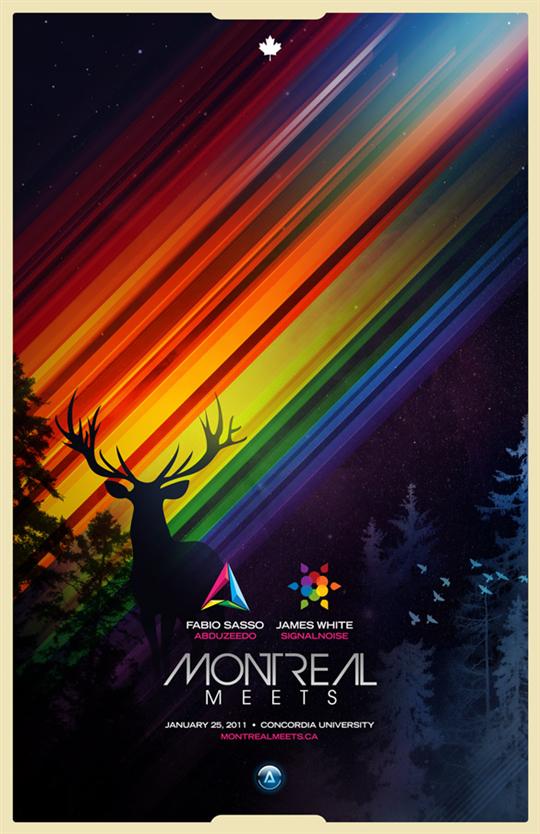 Montreal Meets poster by James White