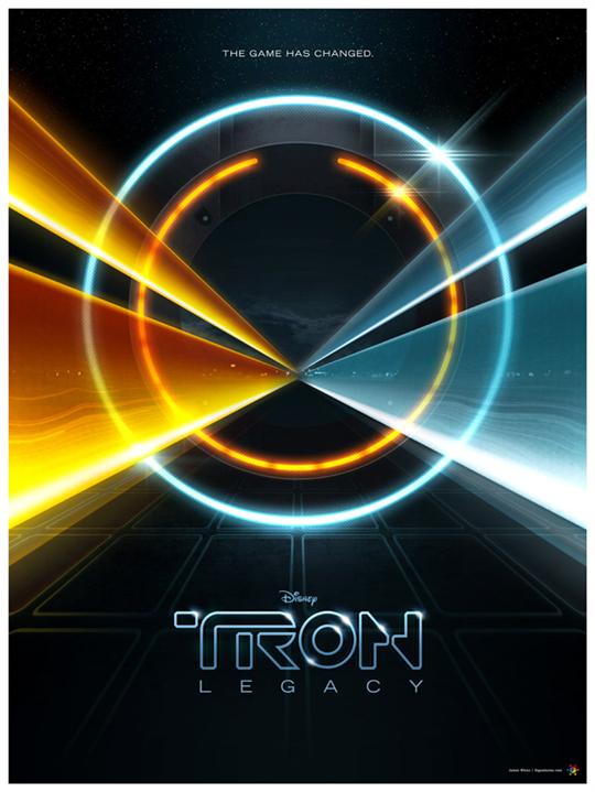 Tron poster by James White