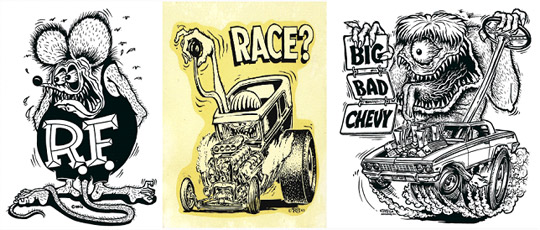hot rod monster vector pack