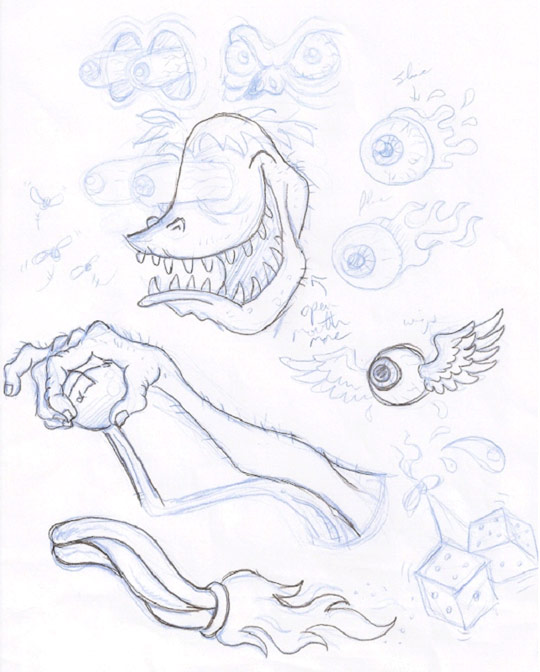 hot rod monster vector pack