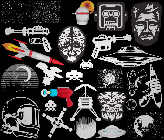 Go Media - Vector set 20 - Outerspace