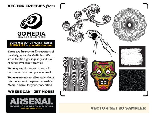 Go Media - Vector set 20 sampler - Preview