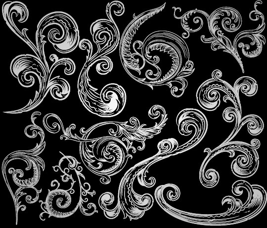 Go Media - Vector set 20 - Victorian ornaments
