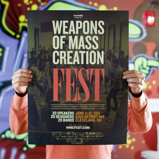 Weapons of Mass Creation Fest Poster