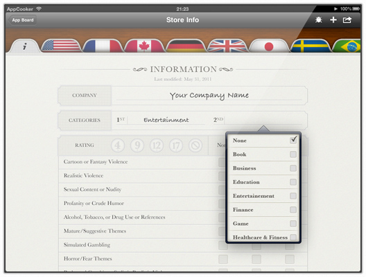 App Cooker - Store info helper App Cooker - Store info helper