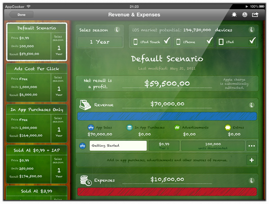 App Cooker - Pricing tool App Cooker - Pricing tool