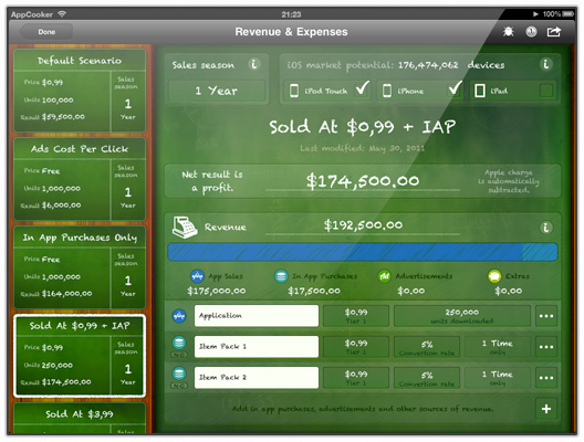 App Cooker - Pricing tool App Cooker - Pricing tool