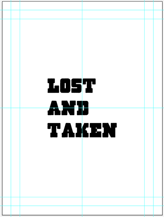 SAoS – Lost and Taken poster tutorial – Massive Dynamite Typelock execution – Step 03