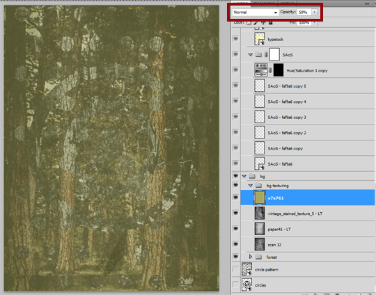 SAoS Lost and Taken poster tutorial – Background textures 07
