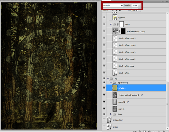 SAoS Lost and Taken poster tutorial – Background textures 08