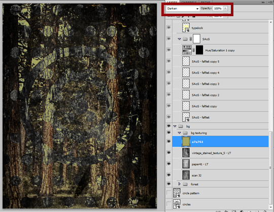 SAoS Lost and Taken poster tutorial – Background textures 09
